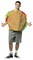 The Costume Center Brown and White Bob's Burgers Gene Men Adult Halloween Costume - One Size